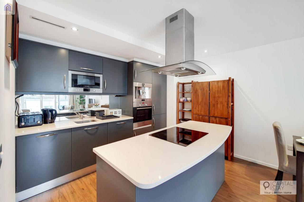 Fully Serviced Two Bed Apartment By Excel & O2 London Eksteriør billede