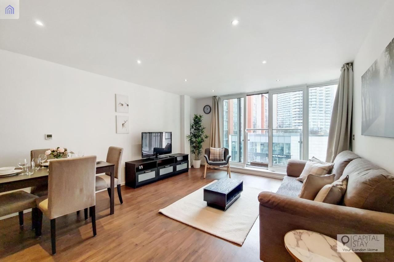 Fully Serviced Two Bed Apartment By Excel & O2 London Eksteriør billede