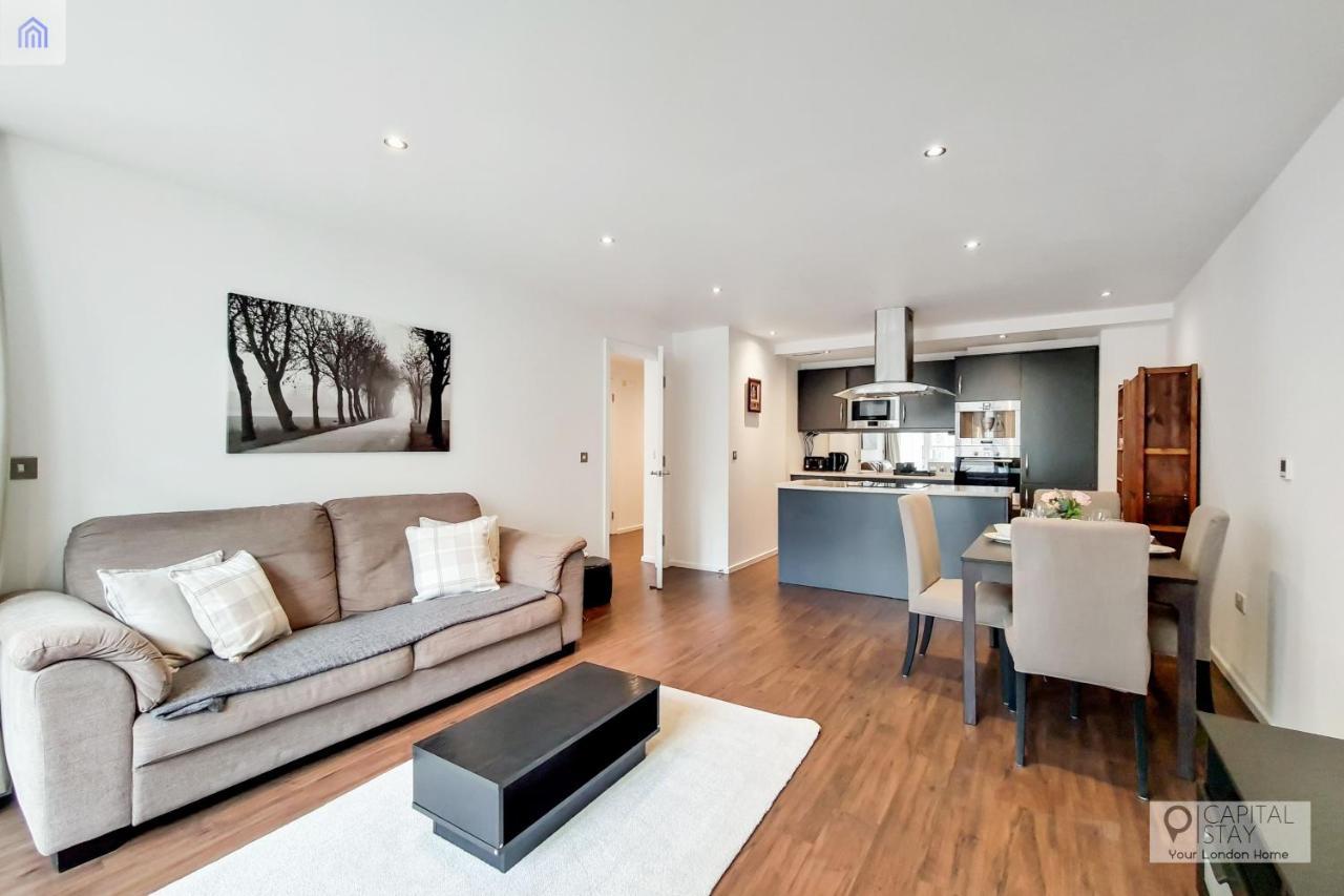 Fully Serviced Two Bed Apartment By Excel & O2 London Eksteriør billede