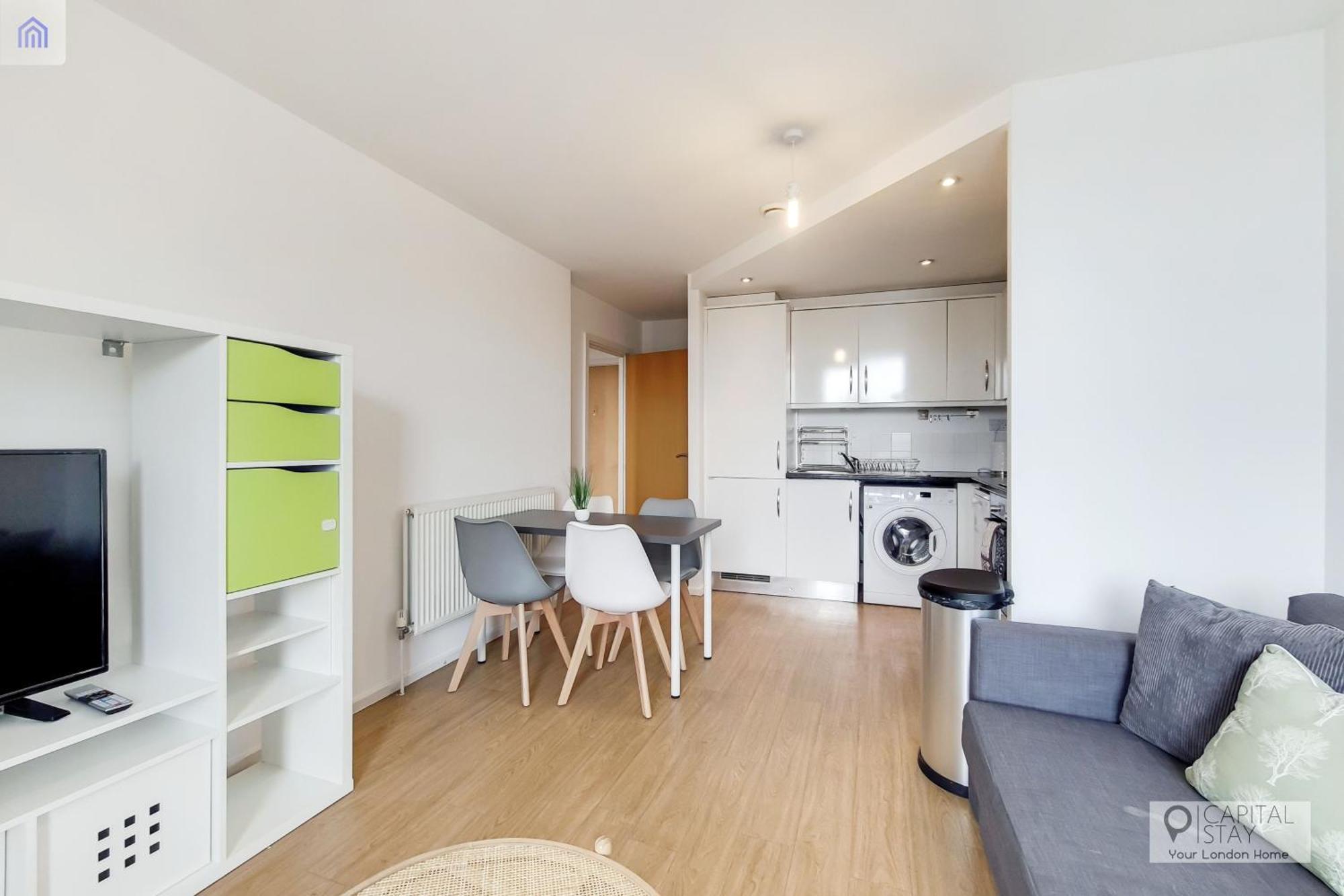 Fully Serviced Two Bed Apartment By Excel & O2 London Eksteriør billede