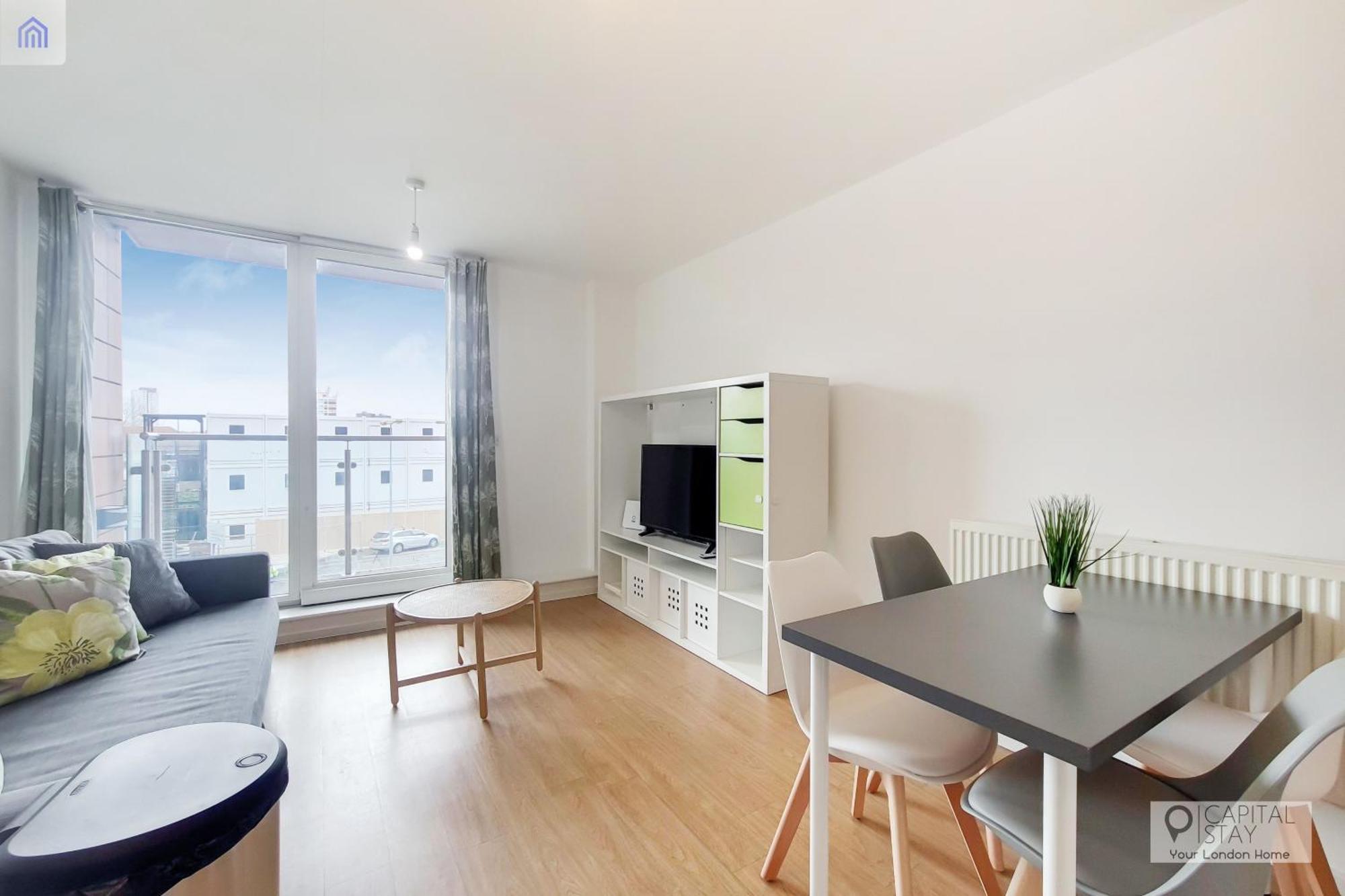 Fully Serviced Two Bed Apartment By Excel & O2 London Eksteriør billede