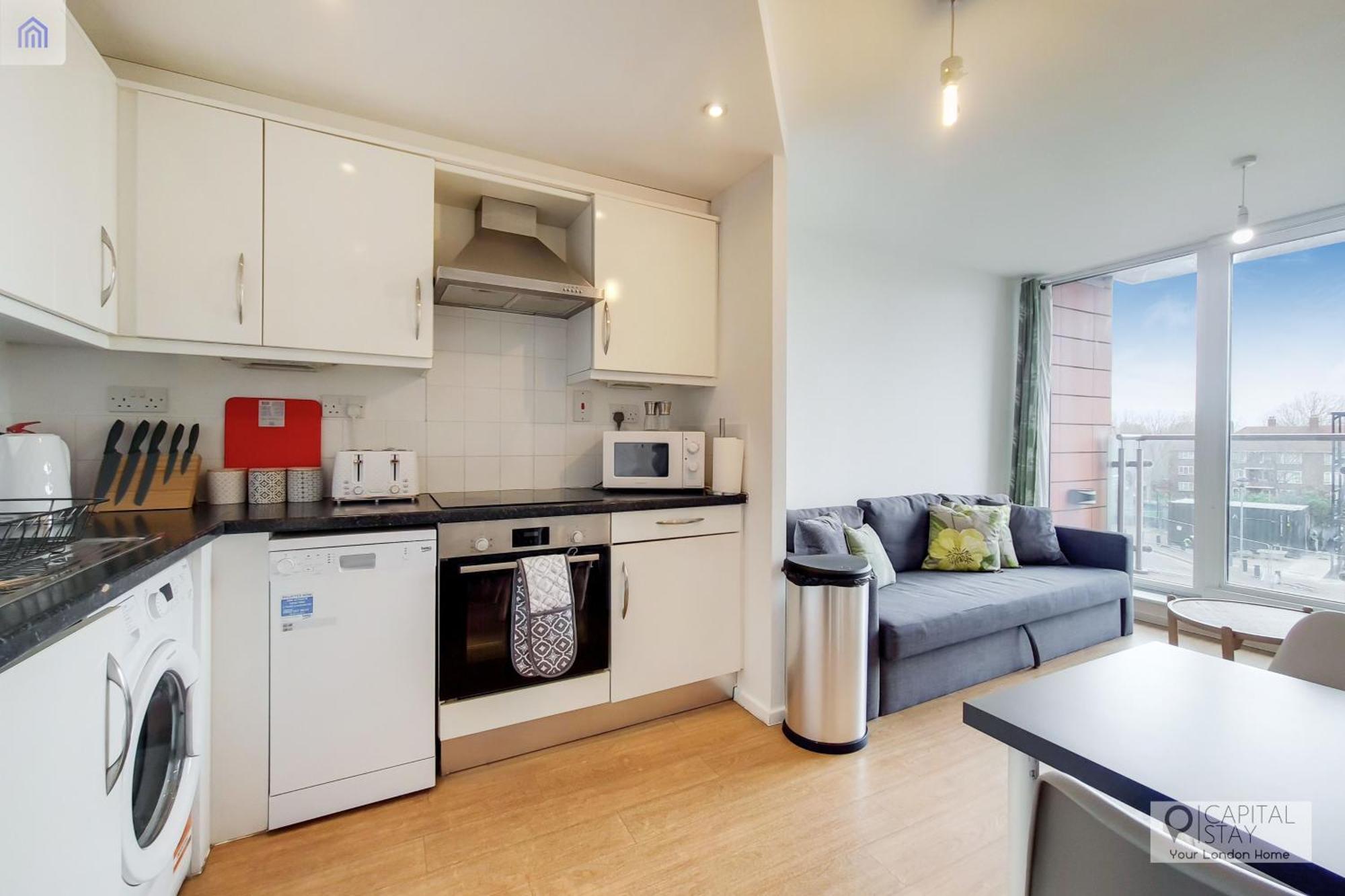 Fully Serviced Two Bed Apartment By Excel & O2 London Eksteriør billede